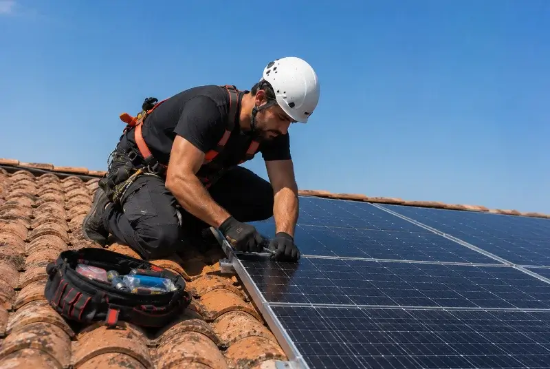 Maintenance et monitoring de panneaux solaires à Mondonville
